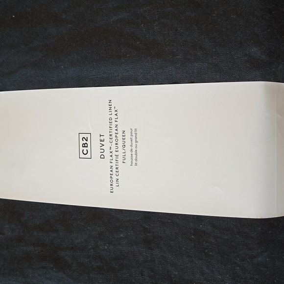 ❤️B2G1 FREE Exclusive EUROPEAN FLAX™Certified Linen Black Full/Queen Duvet Cover - Picture 11 of 11